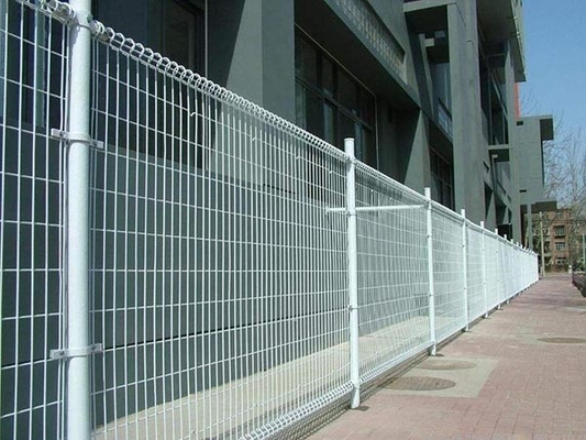 Airport Euro Welded Fence 75x150mm High Security Fence Panels  Double Ring