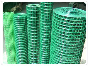 o PVC verde de 60*80mm revestiu o fio soldado Mesh For Construction que oxida não